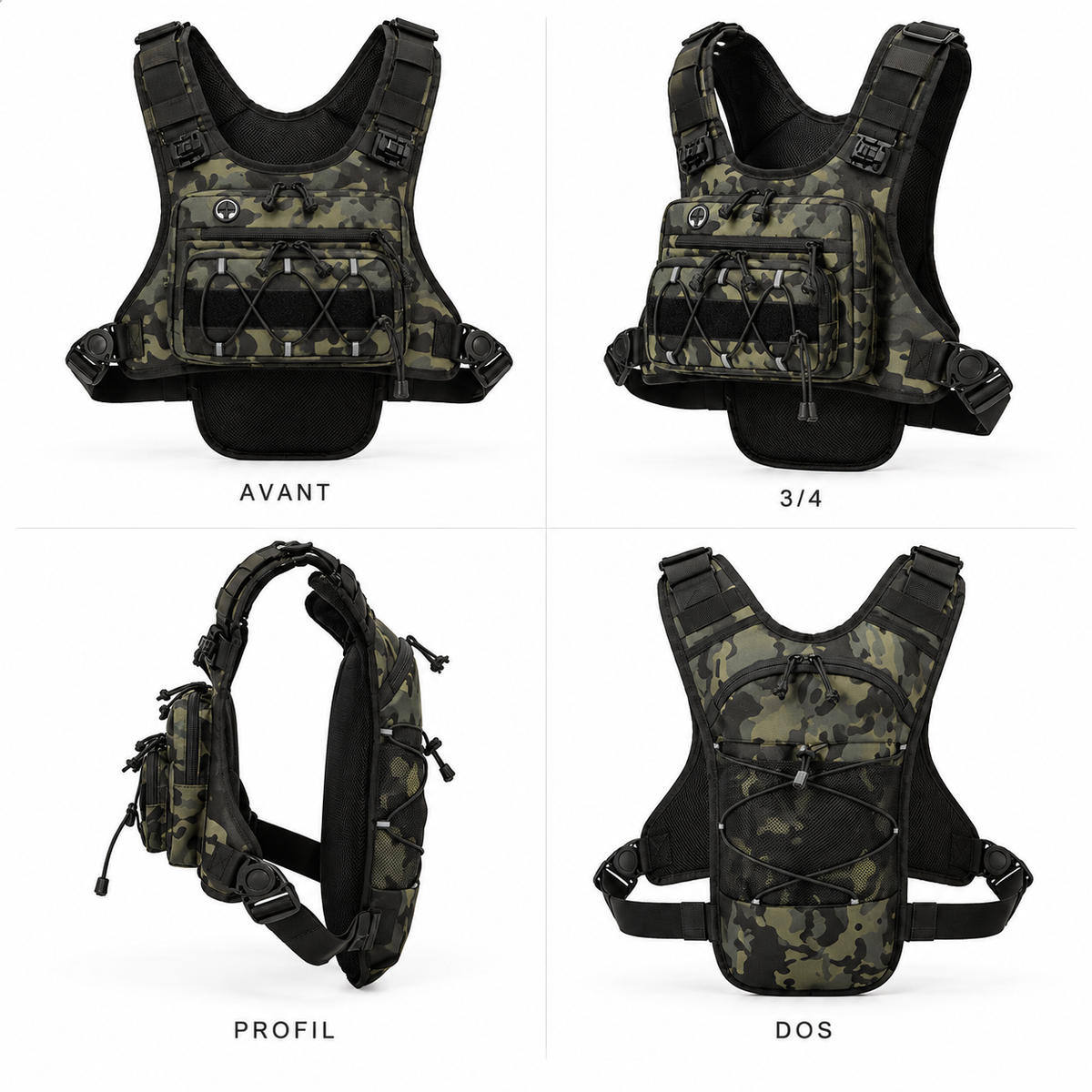 HYDRUN™ – Gilet Sac d'Hydratation pour Trail, Running et Randonnée